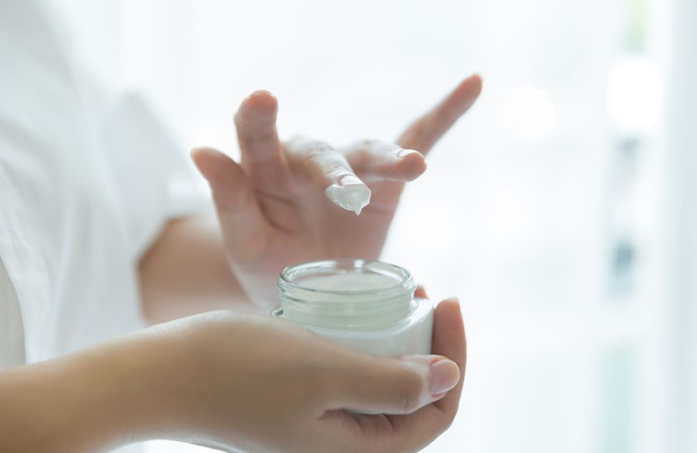 Cosmetici beauty routine per la pelle secca